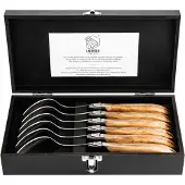 Laguiole Löffel Luxury Line Olivenholz (6-teilig)