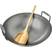 Big Green Egg Grill-WOK aus Kohlenstoffstahl