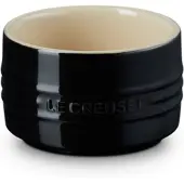 Le Creuset Stapelbares Förmchen Schwarz Glänzend