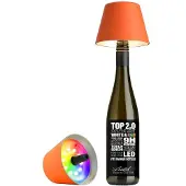 Sompex LED Akku Flaschenleuchte RGBW Top 2.0 in Orange 1,3W 103lm IP44