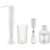 Alessi Stabmixer 4-teiliges Set Plisse White