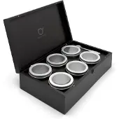Bredemeijer Teedose Bambus Schwarz Silber (8-Teilig)