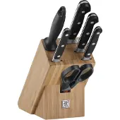 Zwilling 35621-004-0, Messerkasten/Besteck-Set, Edelstahl, Kunststoff, Bambus, Edelstahl, Holz