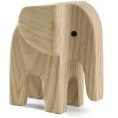 Novoform Holzfigur - Baby Elephant - Natural Ash - - One Size - Dekoration