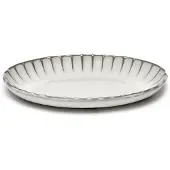 Serax Servierschale Inku Tableware White M 22 x 15,4 x 2,7 cm