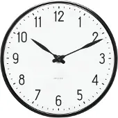 Arne Jacobsen – Station Wanduhr – 16 cm – Schwarz