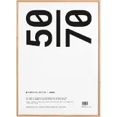 Paper Collective - Bilderrahmen 50 x 70 cm, Eiche