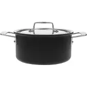 Demeyere Kochtopf Black 5 mit Deckel Schwarz 20 cm