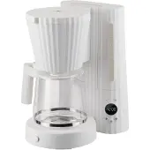 Alessi Kaffeemaschine Plissé White