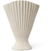 Ferm Living Fountain Vase Large Off-White - , Fountain, Weiß, Keramik