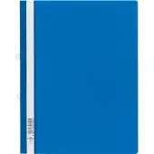 Durable Sichthefter aus Hartfolie mit Abheftschieber, A4, PVC, Blau, Transparent, Porträt
