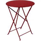 Fermob Bistro Klapptisch Ø60cm Stahl Rot 0245-43
