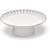 Serax Tortenplatte Inku Tableware White M 21 x 21 x 8 cm