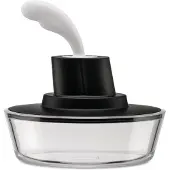 Alessi Butterdose Ship Shape Black