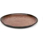 Serax Servierteller Pure Tableware by Pascale Naessens Black Brown Oval L 33,6 cm