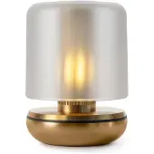 HUMBLE Wiederaufladbare Tischlampe Firefly Gold mattiert