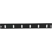 Efbe-Schott Frontblende 6 x SC Duplex/LC Quad -- vertikal, schwarz