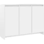 vidaXL Sideboard Weiß 102x33x75 cm Holzwerkstoff