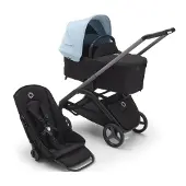 Bugaboo Dragonfly 2-in-1-Kinderwagen - Midnight Black Stoff