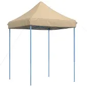 vidaXL Partyzelt Faltbar Pop-Up Beige 200x200x306 cm