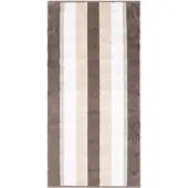 Cawö Gästehandtuch Noblesse Stripes Walnut (6er Set)