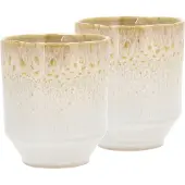 Villa Collection Tassen Styles Cream Sand 0,18 L (2er-Set)