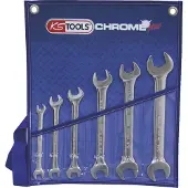 Ks Tools CHROMEplus Doppel-Maulschlüssel-Satz, 6-tlg