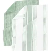 Tiseco Küchenhandtuch Home Studio Combo Smoke Green (4er-Set) - 50 x 70 cm