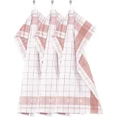 Tiseco Küchenhandtuch Home Studio Pharao BML Pink (3er-Set) - 50 x 70 cm