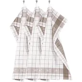 Tiseco Küchenhandtuch Home Studio Pharao BML Taupe - 50 x 70 cm (3er Set)