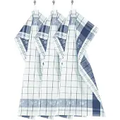Tiseco Küchenhandtuch Home Studio Pharao BML Dark Blue - 50 x 70 cm (3er Set)