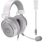 Endorfy VIRO Plus USB Onyx White, Kabelgebunden, Musik/Alltag, 20 - 20000 Hz, Kopfhörer, Weiß