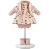Llorens handgenähte Puppe aus Baumwolle & Wolle, 33 cm, inkl. Zubehör, ab 3 Jahre