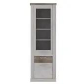 Forte Vitrine Duro ¦ weiß ¦ Maße (cm): B: 71 H: 212 T: 41.0