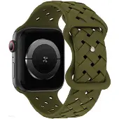 Beline pasek Mi Band 8 Textile zielony/green