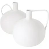 Boltze Makram Vase handgearbeitet Ø 25 cm - 2 Ausführungen