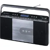 Soundmaster RCD1870SW, Tragbar, Analog & Digital, DAB+, FM, 2 W, 3,5 mm, Schwarz, Grau