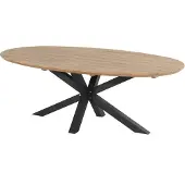Hartman Stephanie Tisch Aluminium/Teak 240x140 cm