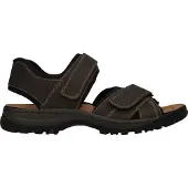 Rieker Herren Sandalen Braun Textil & Synthetik Größe: 44