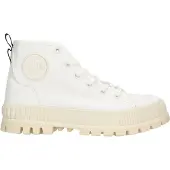 Palladium Pallashock Veterschoenen Hoog - Wit - Maat 37