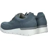 Waldlaufer K Damenschuhe - bequeme Schnür- Halbschuhe blau Freizeit