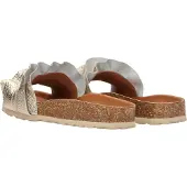 Verbenas Pantolette "Rocio Roda" Sommerschuh, Strandschuh, Flat mit vorgeformten Fußbett