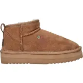 Warmbat Boots Durack Boot Plateau Damen Cognac-Schuhgröße 42