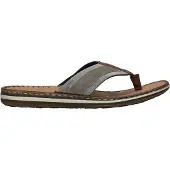 Rieker Zehentrenner, Sommerschuh, Schlappen, Poolslides, Badeschuh, mit Leder-Innensohle