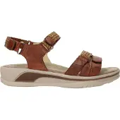 Wolky Acula Softy Wax Sandalen Plat - Cognac - Maat 41