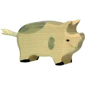 Holztiger Ferkel, gefleckt