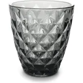 Salt & pepper Wasserglas Prisma Grau 220 ml (4er-Set)