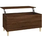 vidaXL Couchtisch Braun Eichen-Optik 90x44,5x45 cm Holzwerkstoff