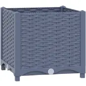 vidaXL Hochbeet 40x40x38 cm Polypropylen