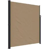 vidaXL Seitenmarkise Ausziehbar Taupe 220x500 cm